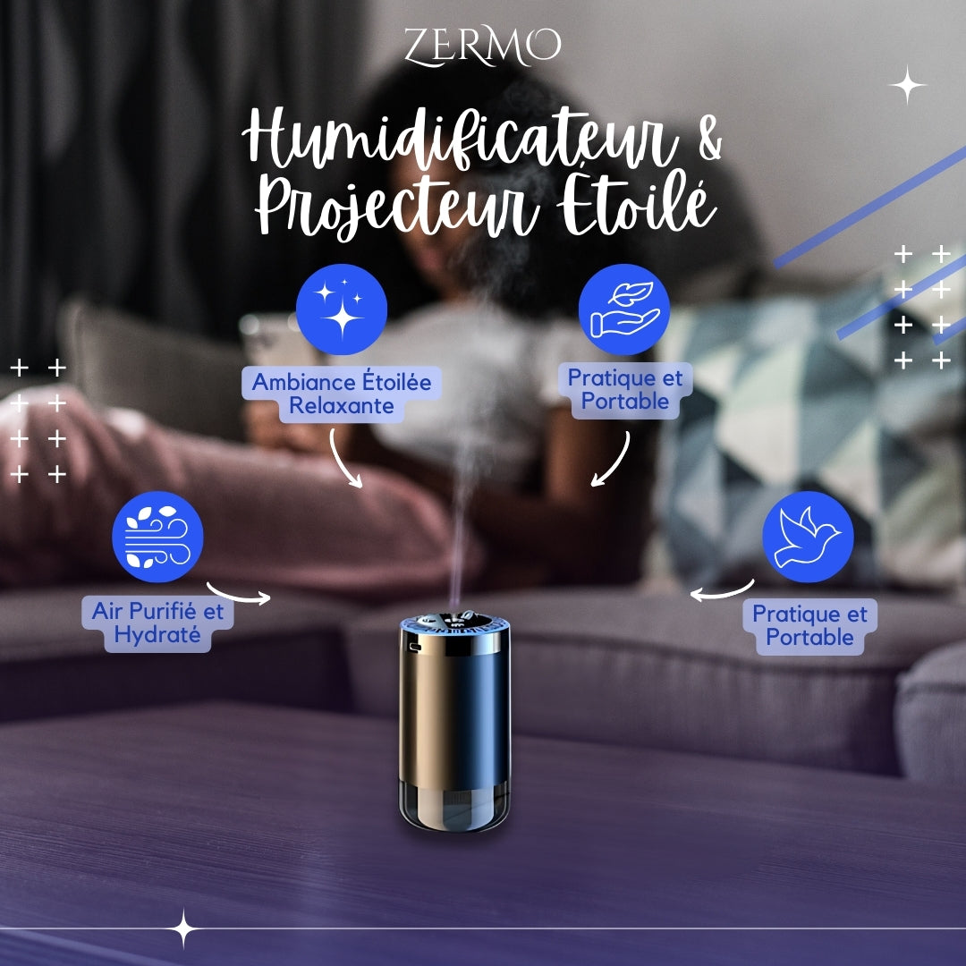 Humidificateur & Projecteur Étoilé