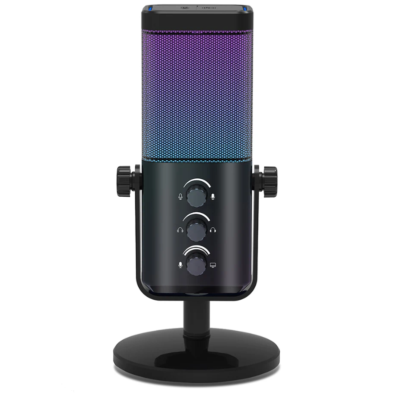 Microphone dynamique M7 USB/XLR avec contrôle RGB