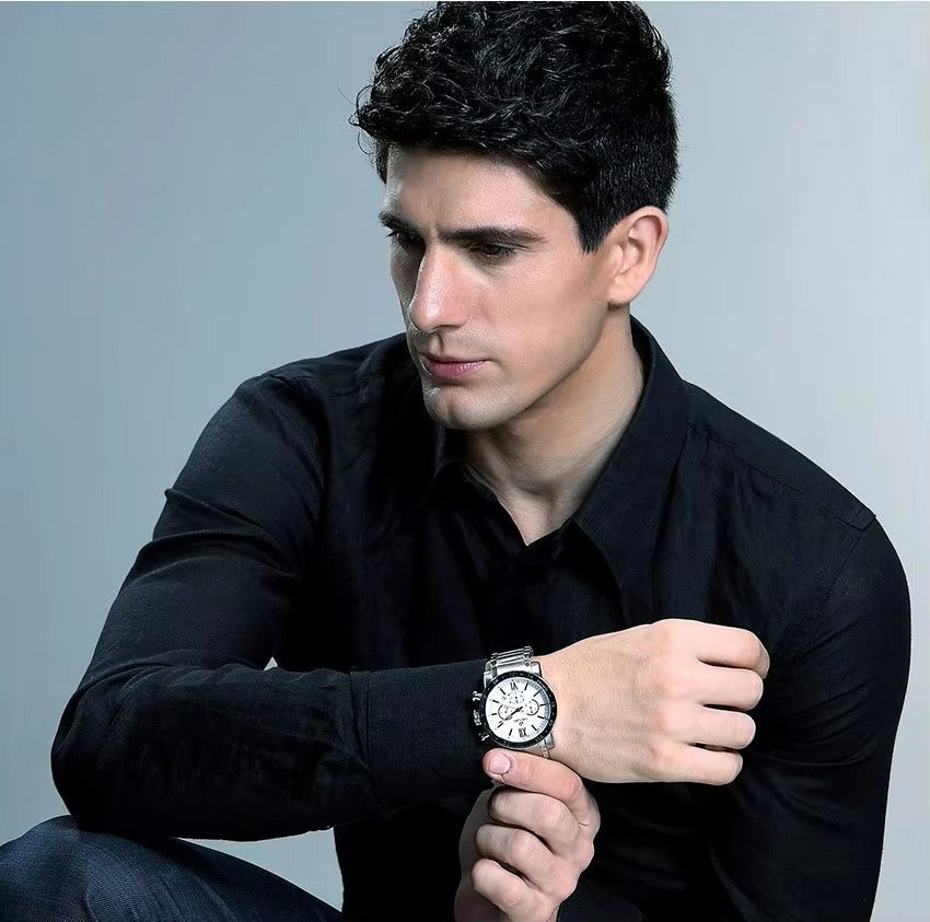 3008 Megir-montre à quartz pour hommes