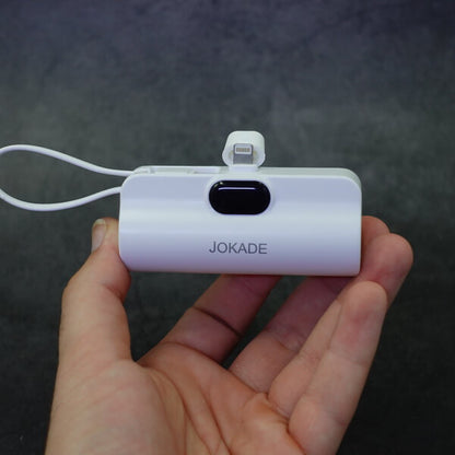 MINI POWER BANK PORTABLE JOKADE 5000 MAH /TYPE-C & LIGHTNING / JG018