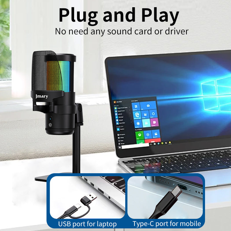 MICROPHONE USB JMARY / MC-PW13