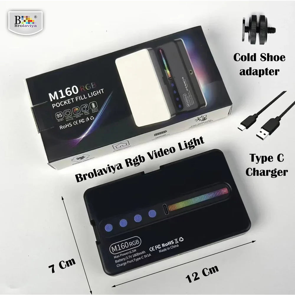 M160 RGB Profesionel LED De Poche