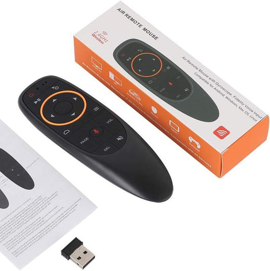 Télécommande vocale G10 Air, 2.4G, apprentissage IR sans fil, pour Smart Tv Box et PC