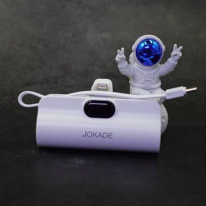 MINI POWER BANK PORTABLE JOKADE 5000 MAH /TYPE-C & LIGHTNING / JG018