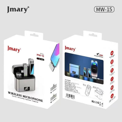 WIRELESS MICROPHONE JMARY 2.4G DOUBLE MIC /MW-15