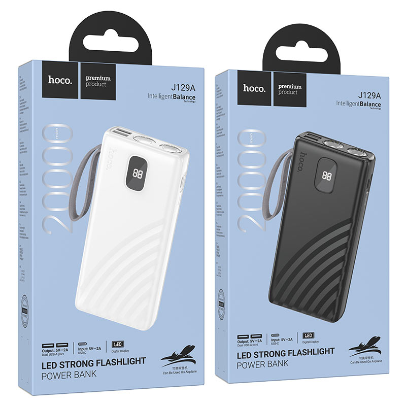 HOCO J129A 20000 MAH + LED